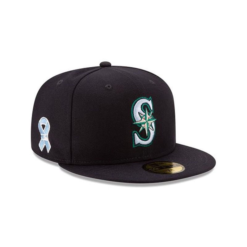 MLB Seattle Mariners Father's Day 59Fifty Fitted (NJA9127) - Blue New Era Caps